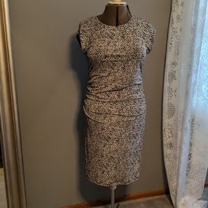 Banana republic ruched sides midi dress